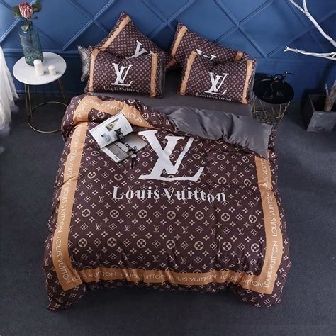 louis vuitton queen size comforter set|Louis Vuitton bedroom set.